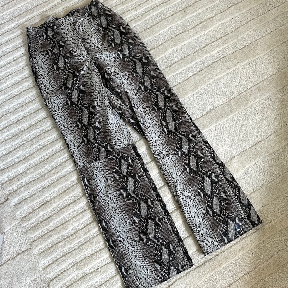 Size 4 Missguided Python Trousers